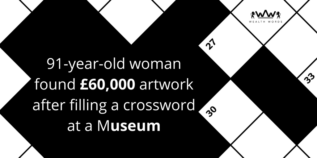 91-year-old woman found £60,000 artwork after filling a crossword at a museum (1)