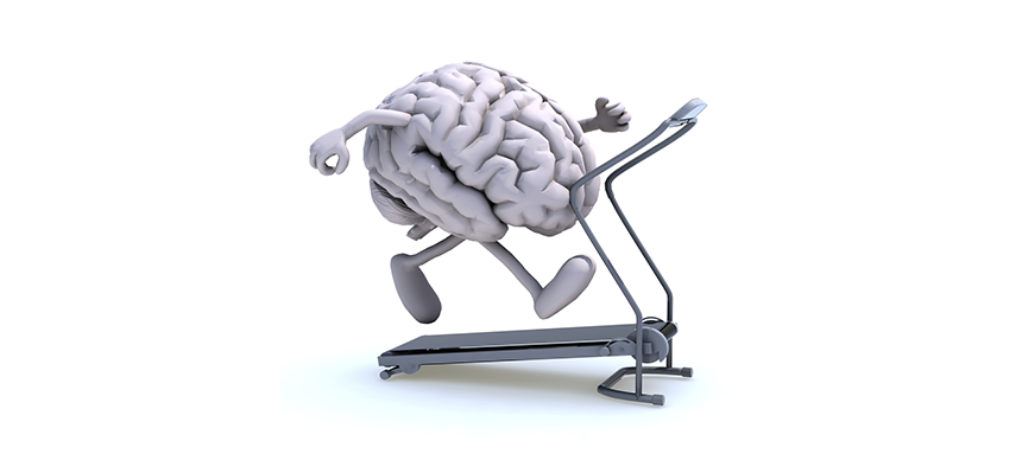 Brain running on treadmill